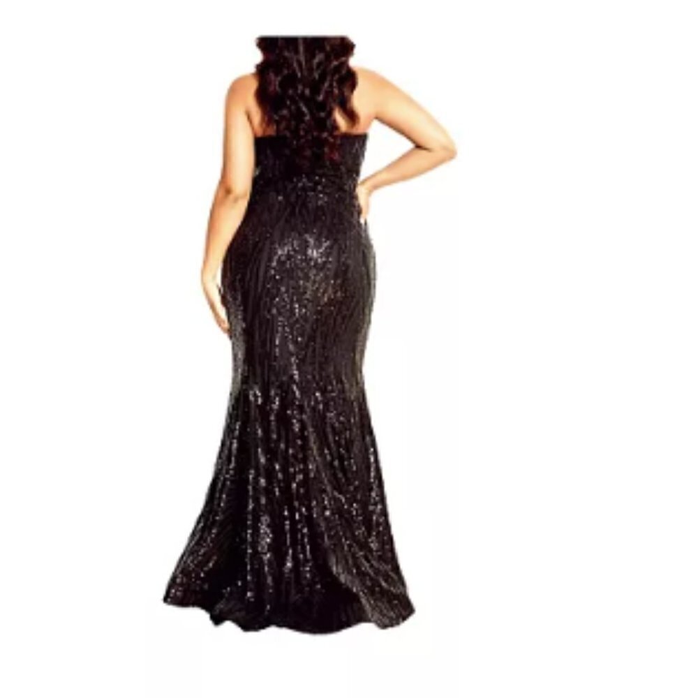City Chic Monroe Sequin Maxi Dress - Picture 2 of 10
